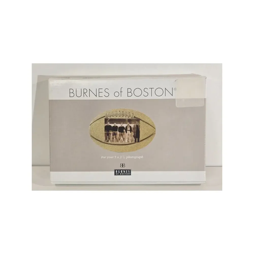 Burnes of Boston Antiqued Sport Bronze Football Photo Frame – 3.5